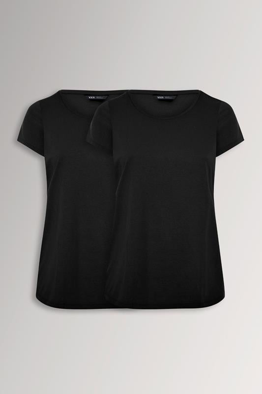  YOURSET 2 PACK Curve Black Core T-Shirts