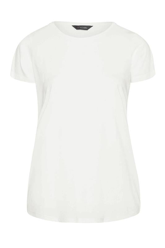 YOURS Plus Size 3 PACK White Core T-Shirt Essentials Set | Yours Clothing 9