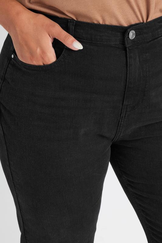 YOURS Plus Size Black Mom Jeans | Yours Clothing  4