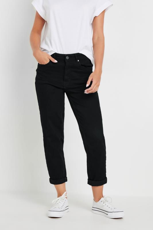 M&Co Black Denim Mom Jeans | M&Co 1