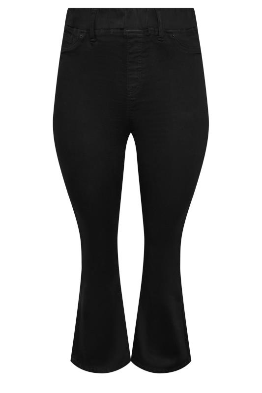 YOURS Plus Size Black Bootcut Jeggings | Yours Clothing  7