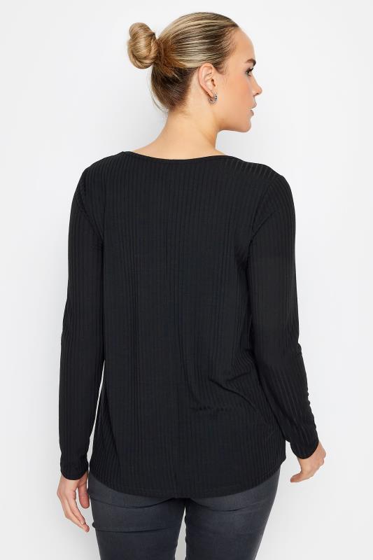 LTS Tall Women's Black Button Front Top | Long Tall Sally 3