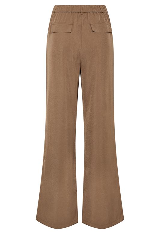 LTS Tall Women's Light Brown Wide Leg Trousers | Long Tall Sally 2