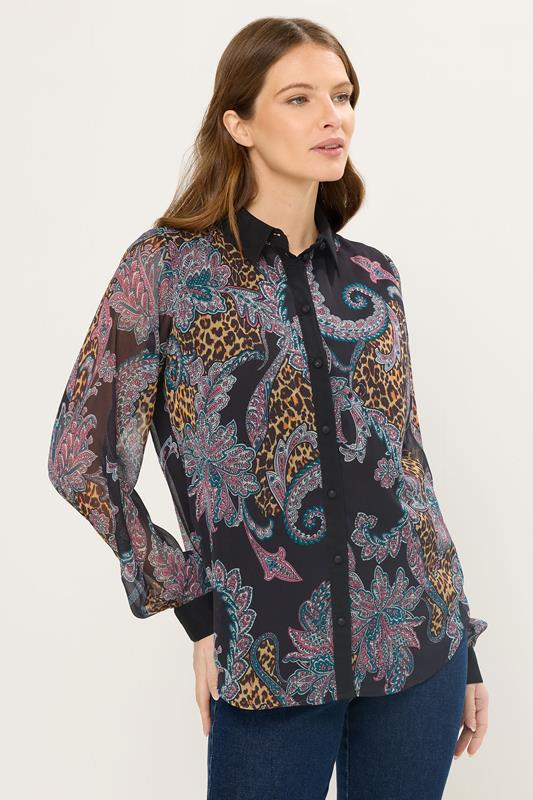 STAR Black Paisley Print Shirt | StarByJM 1