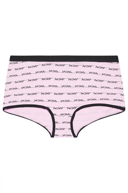 YOURSET 5 PACK Plus Size Black Heart Print Shorts | Yours Clothing 7