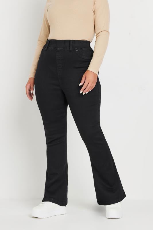 Plus Size  YOURS Curve Black Bootcut Jeggings