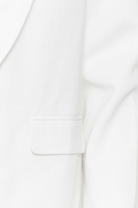 LTS Tall Womens White Linen Blazer Jacket | Long Tall Sally  6