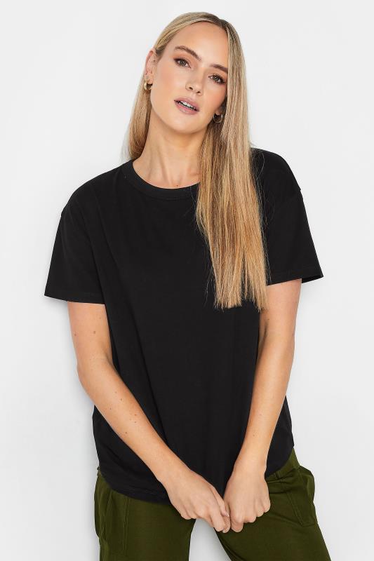 LTS Tall Black Short Sleeve T-Shirt | Long Tall Sally  3