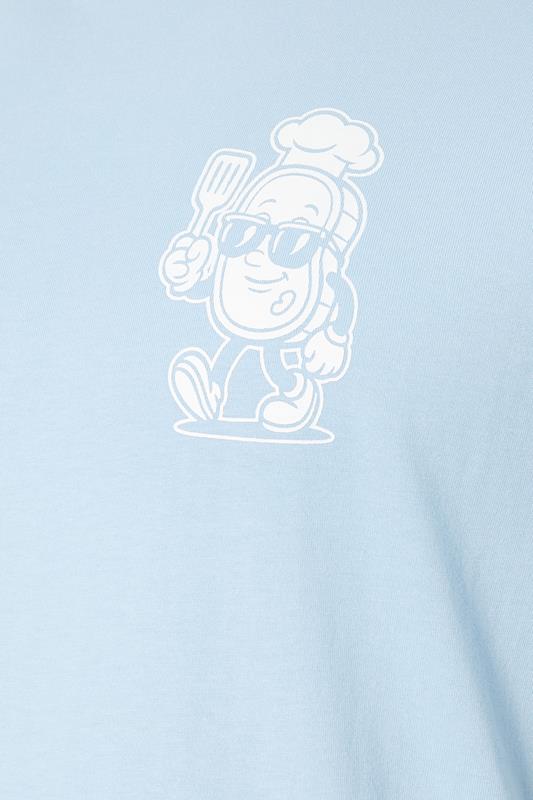 BadRhino Big & Tall Blue Extra Long 'Meat Grill' Graphic T-Shirt | BadRhino 8