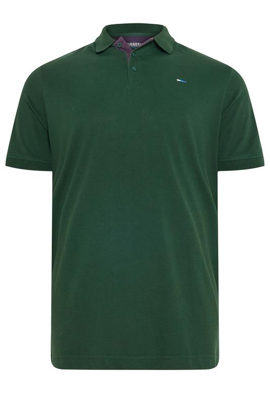 BadRhino Big & Tall Green Short Sleeve Polo Shirt | BadRhino 5