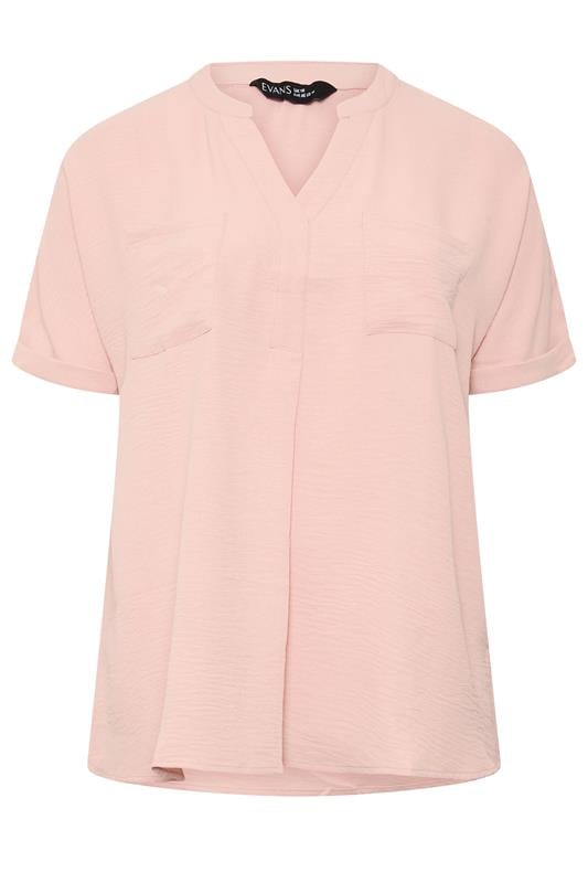 EVANS Plus Size 2 Pack Brown And Pink Utility Shirts | Evans 7