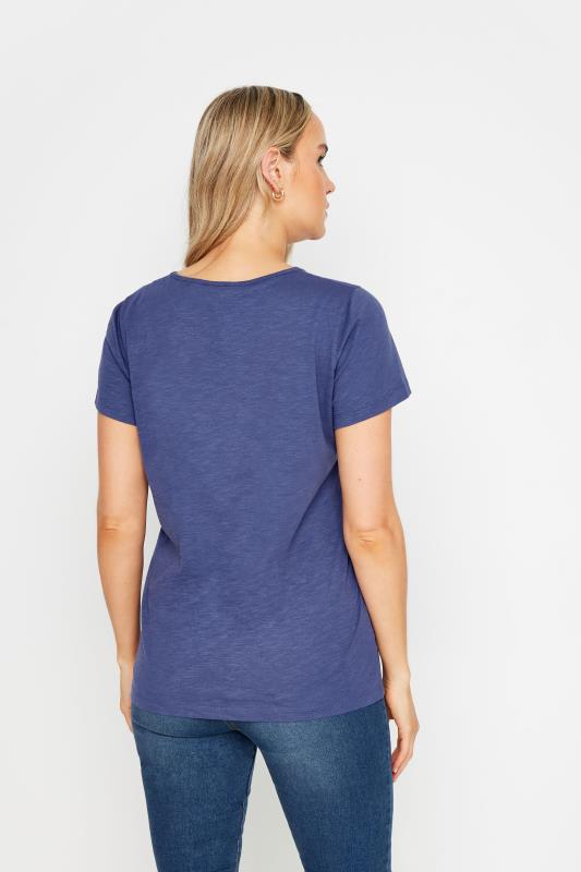 LTS Tall Women's Blue Short Sleeve T-Shirt | Long Tall Sally 3