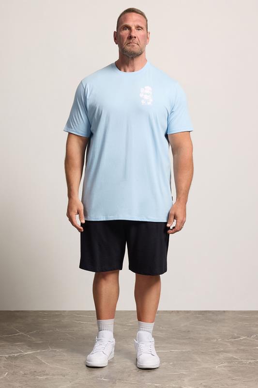 BadRhino Big & Tall Blue Extra Long 'Meat Grill' Graphic T-Shirt | BadRhino 1