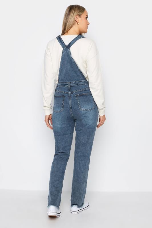 LTS Maternity Blue Denim Dungarees | Long Tall Sally 3