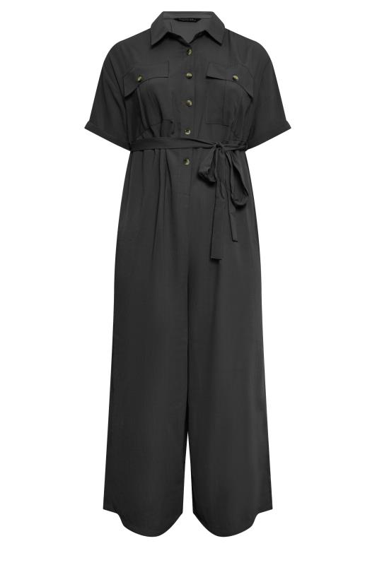 LIMITED COLLECTION Plus Size Black Jumpsuit | Yours Clothing 6