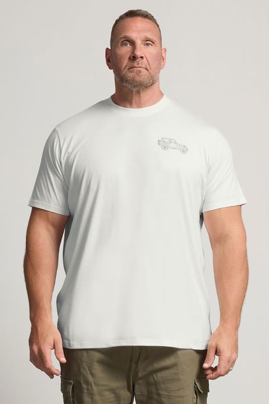 BadRhino White 'Forever Off-Roader' Tee | BadRhino 1