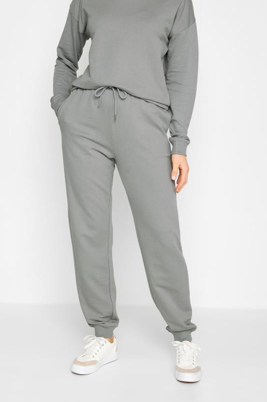 LTS Tall Soft Grey Cuffed Drawstring Joggers | Long Tall Sally  3