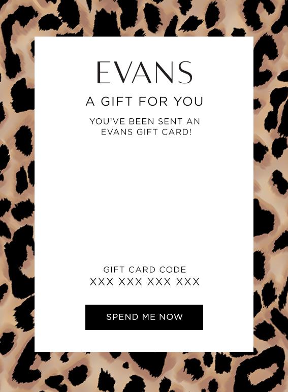 Plus Size  Evans Leopard £10 - £150 Online Gift Card