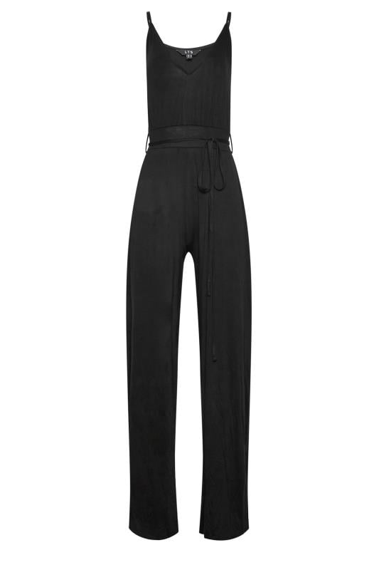 LTS Tall Women's Black Strappy Split Leg Jumpsuit | Long Tall Sally 6