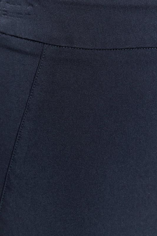 LTS Tall Women's Navy Blue Stretch Straight Leg Trousers | Long Tall Sally 5