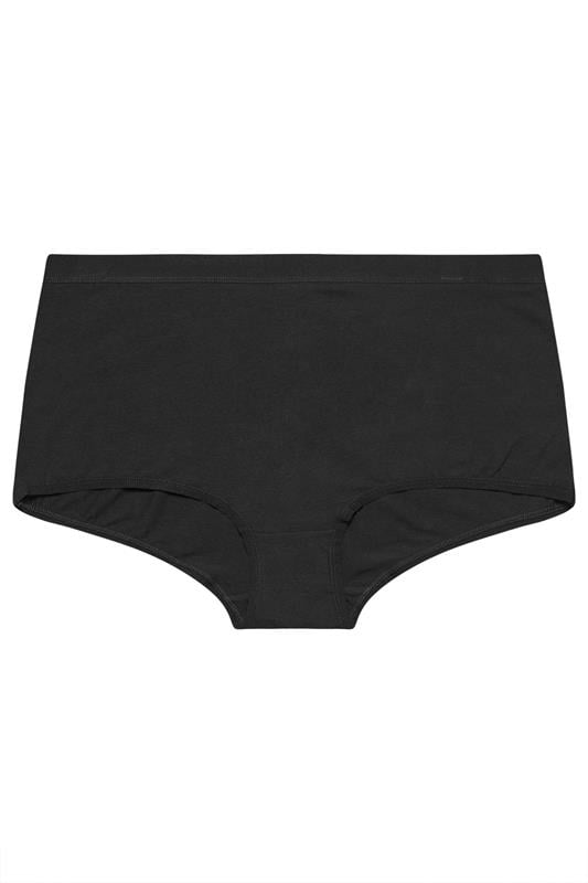 YOURSET 5 PACK Plus Size Black Heart Print Shorts | Yours Clothing 10