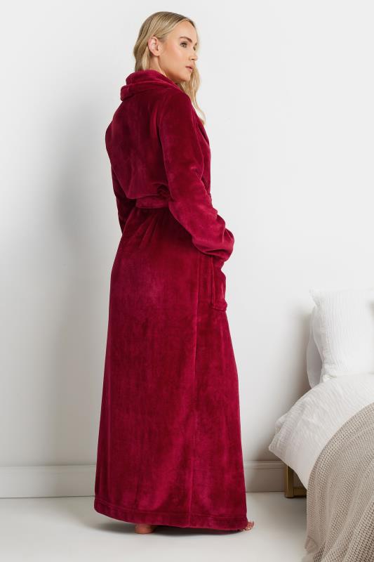 LTS Tall Red Super Luxe Maxi Dressing Gown | Long Tall Sally 4