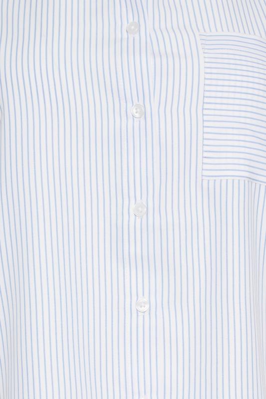 M&Co Blue & White Striped Shirt | M&Co 6