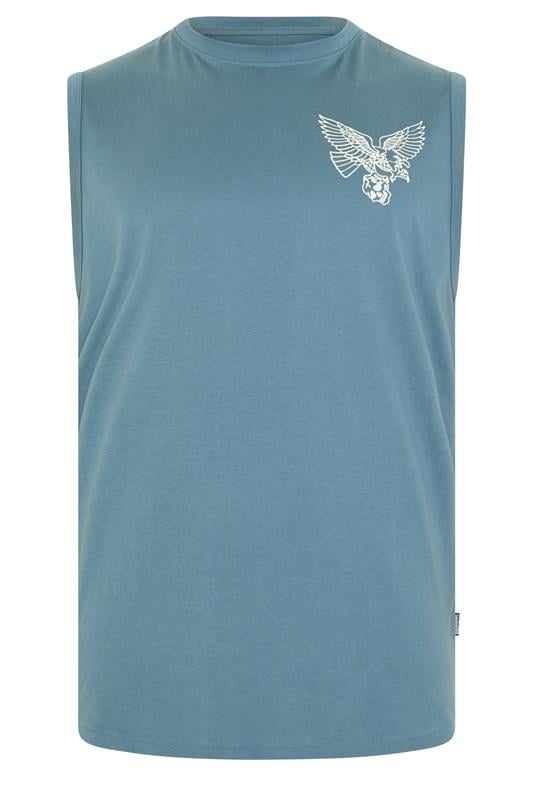 BadRhino Big & Tall Blue Eagle Graphic Muscle Vest | BadRhino 6