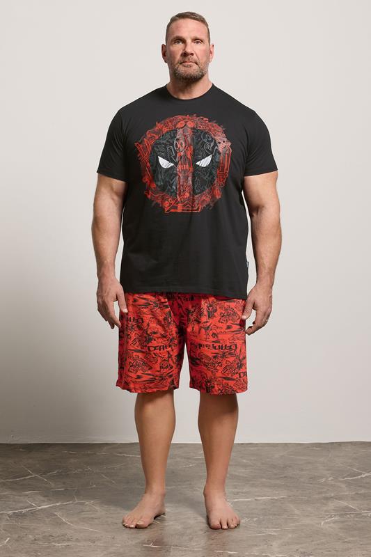 BadRhino Big & Tall Red Deadpool Pyjama Set