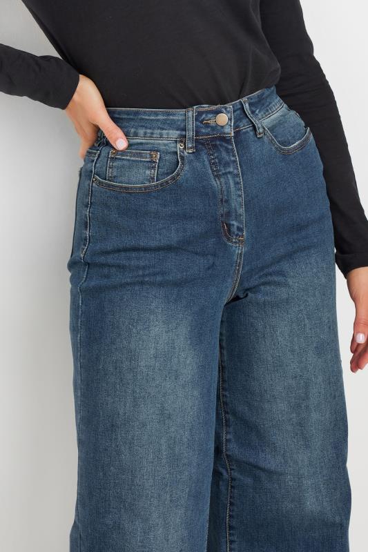 LTS MADE FOR GOOD Tall Blue Wash Wide Leg Jeans | Long Tall Sally 4