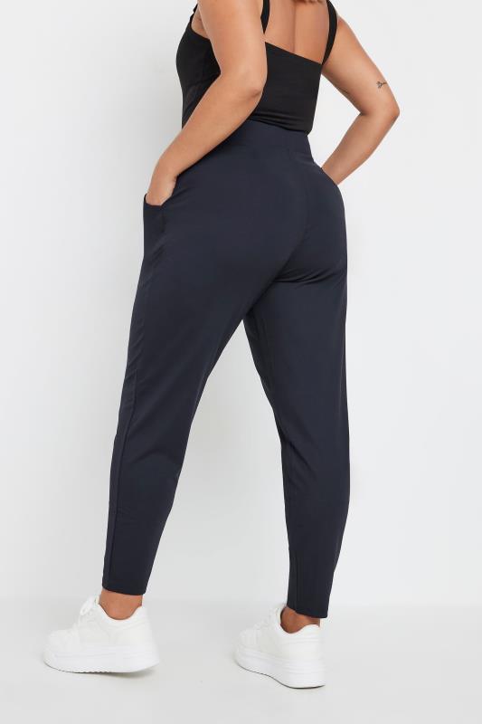 YOURS Plus Size Navy Blue Stretch Joggers | Yours Clothing 3