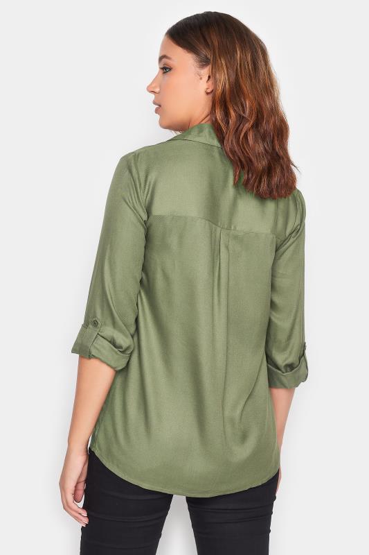 LTS Tall Khaki Green Utility Shirt | Long Tall Sally  4