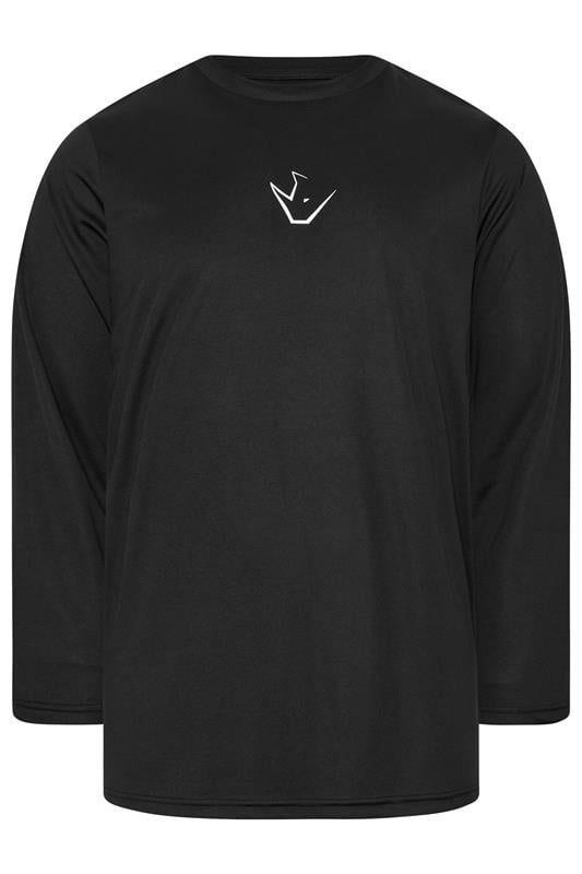 IronRhino Big & Tall Black Performance Long Sleeve T-Shirt | BadRhino 5