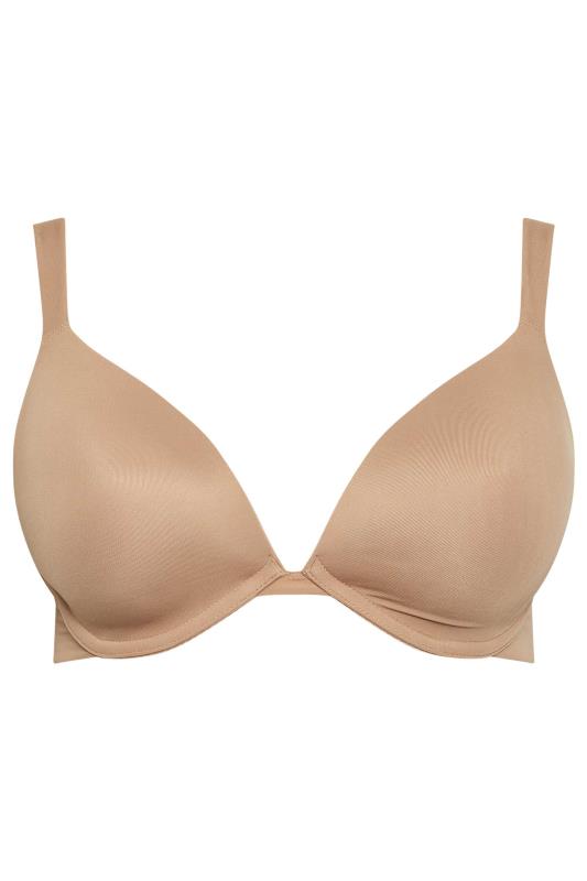 Hips & Curves Brown Front Fastening T-Shirt Bra