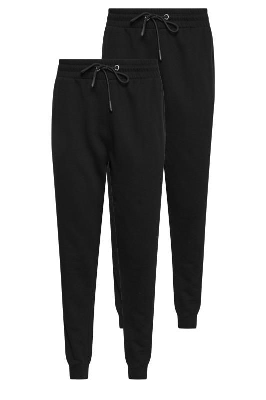 M&Co 2 Pack Black Cuffed Drawstring Joggers | M&Co 7