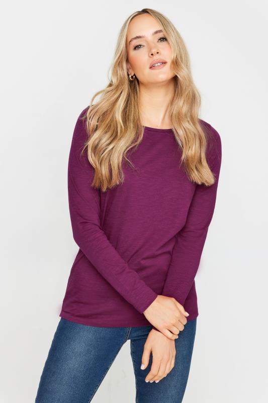 LTS Tall 2 Pack Blue & Purple Long Sleeve T-Shirt | Long Tall Sally 5