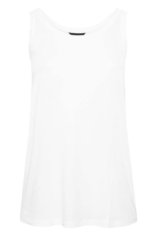 White Vest Top | Yours Clothing 6