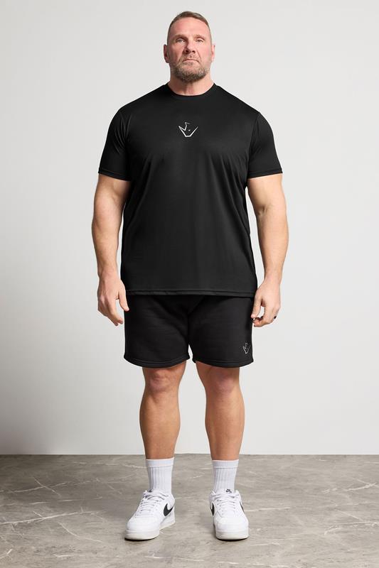 IronRhino Big & Tall Black Performance T-Shirt | BadRhino 2