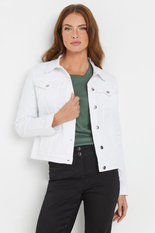 Women's  M&Co White Denim Jacket