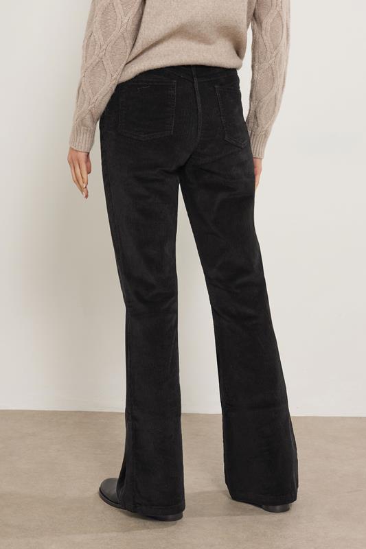 LTS Tall Black Cord Flare Jeans | Long Tall Sally 2