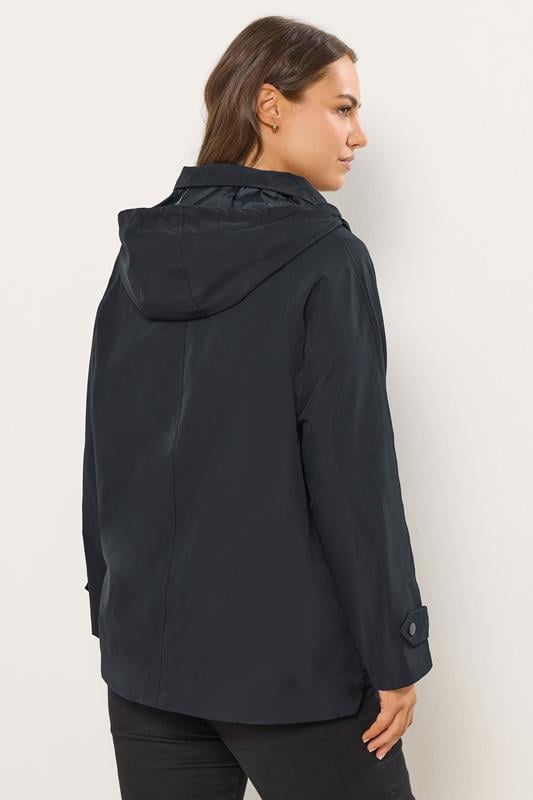 YOURS Plus Size Navy Blue Raglan Lightweight Jacket | Yours Clothing 4
