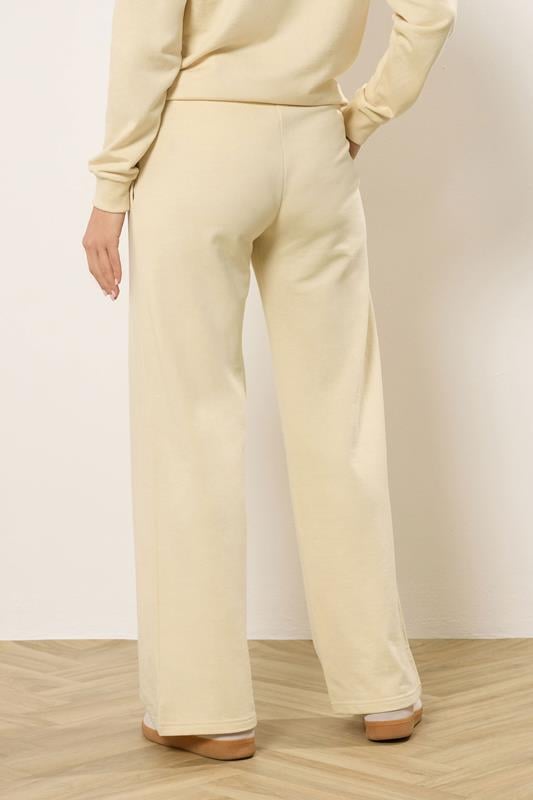 LTS Tall Women's Set Yellow Cotton Quarter Zip Sweatshirt & Wide Leg Joggers | Long Tall Sally 6