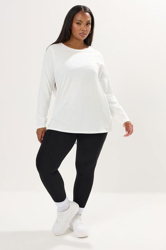 YOURS Plus Size 3 PACK White Core T-Shirt Essentials Set | Yours Clothing 6