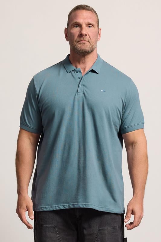 BadRhino Big & Tall Blue Mirage Core Polo Shirt | BadRhino 1