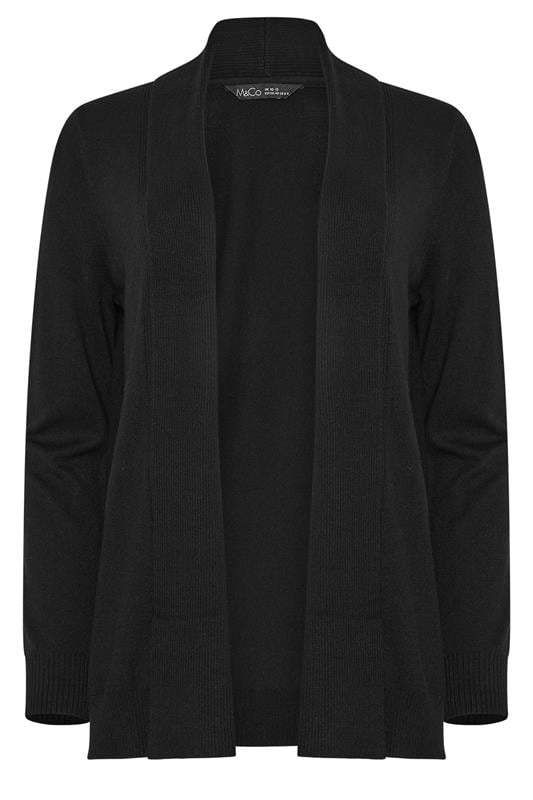 M&Co Black Shawl Collar Cardigan | M&Co 5