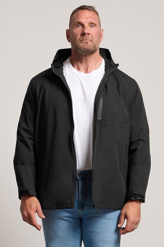 BadRhino Big & Tall Black Waterproof Jacket | BadRhino 1
