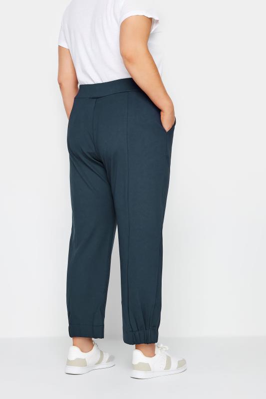 City Chic Navy Blue Ponte Trousers 3