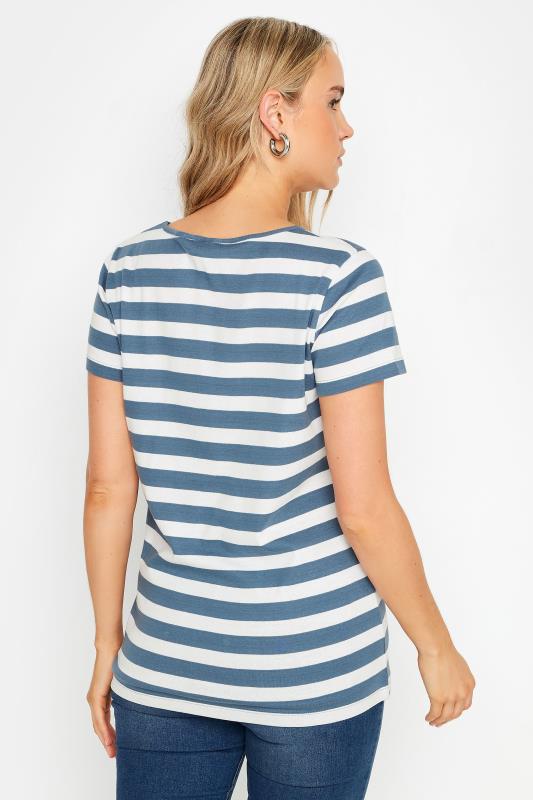 LTS Tall 2 PACK Pink & Blue Stripe T-Shirt | Long Tall Sally 5