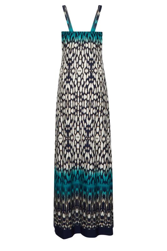 LTS Tall Women's Blue Aztec Print Maxi Dress | Long Tall Sally 7