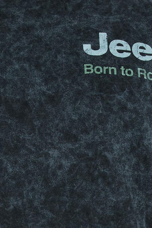 BadRhino Big & Tall Black Acid Wash 'Jeep' Graphic Vest | BadRhino 8